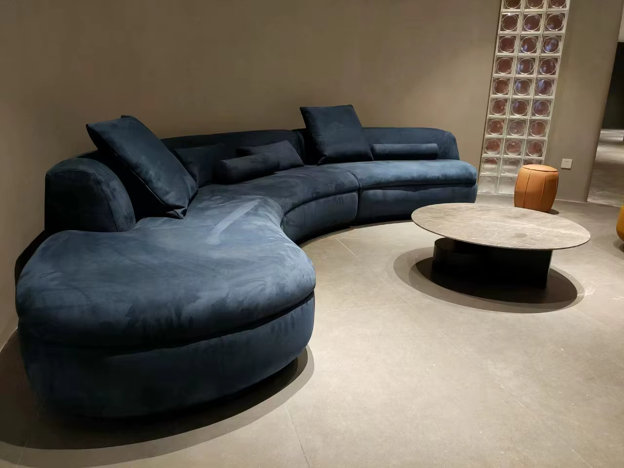 Crescent Corner Sofa Sectional