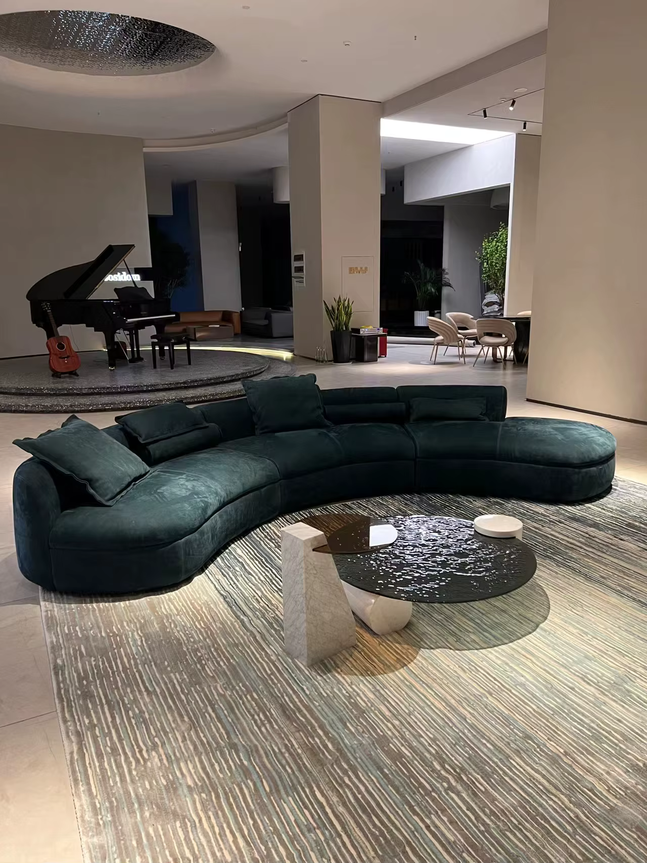 Crescent Corner Sofa Sectional