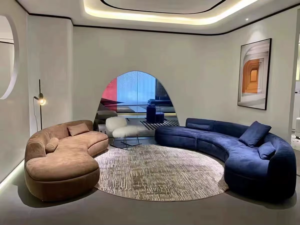 Crescent Corner Sofa Sectional